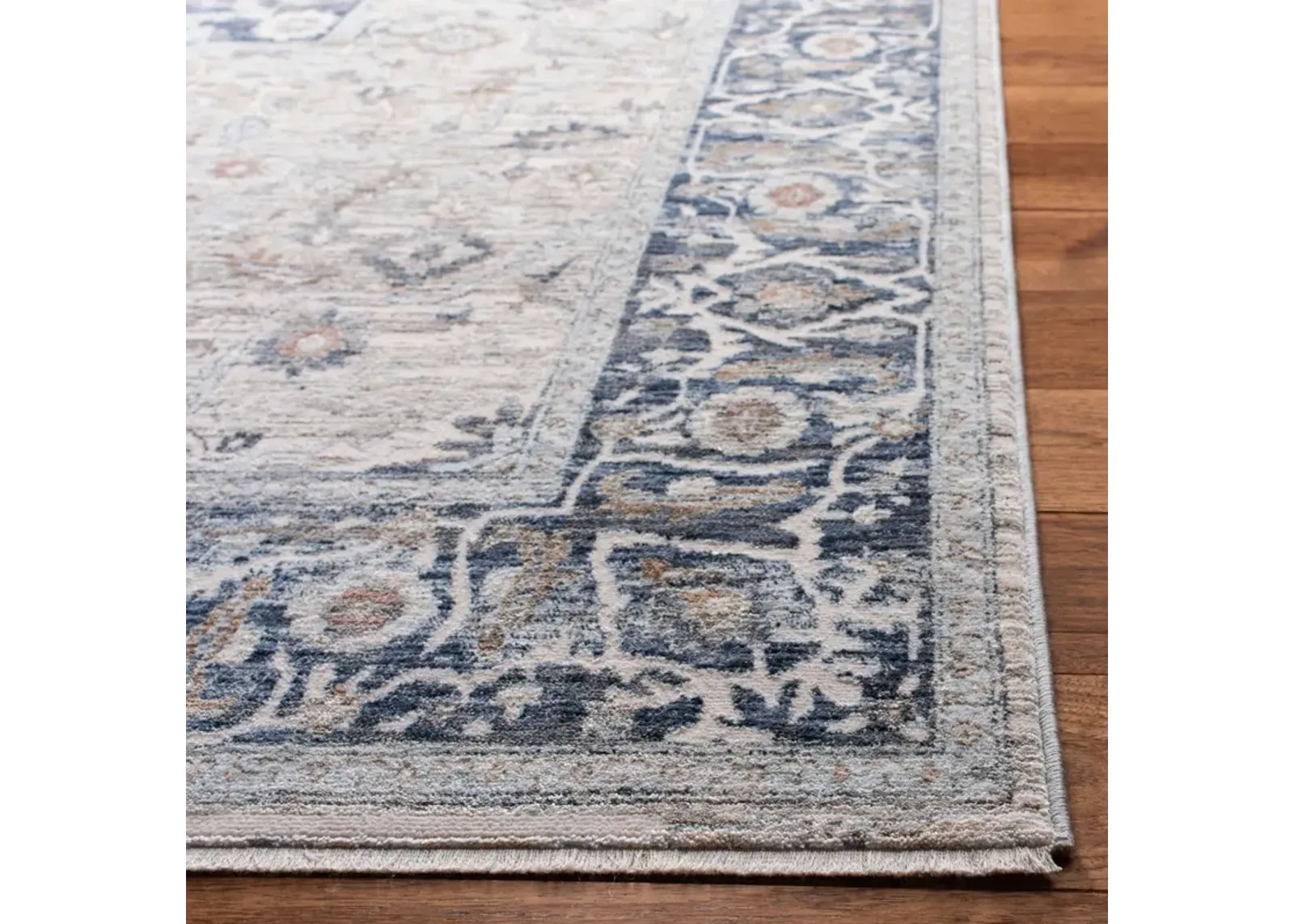 MOON DUST 631A GREY  2'-2' x 8' Runner Rug