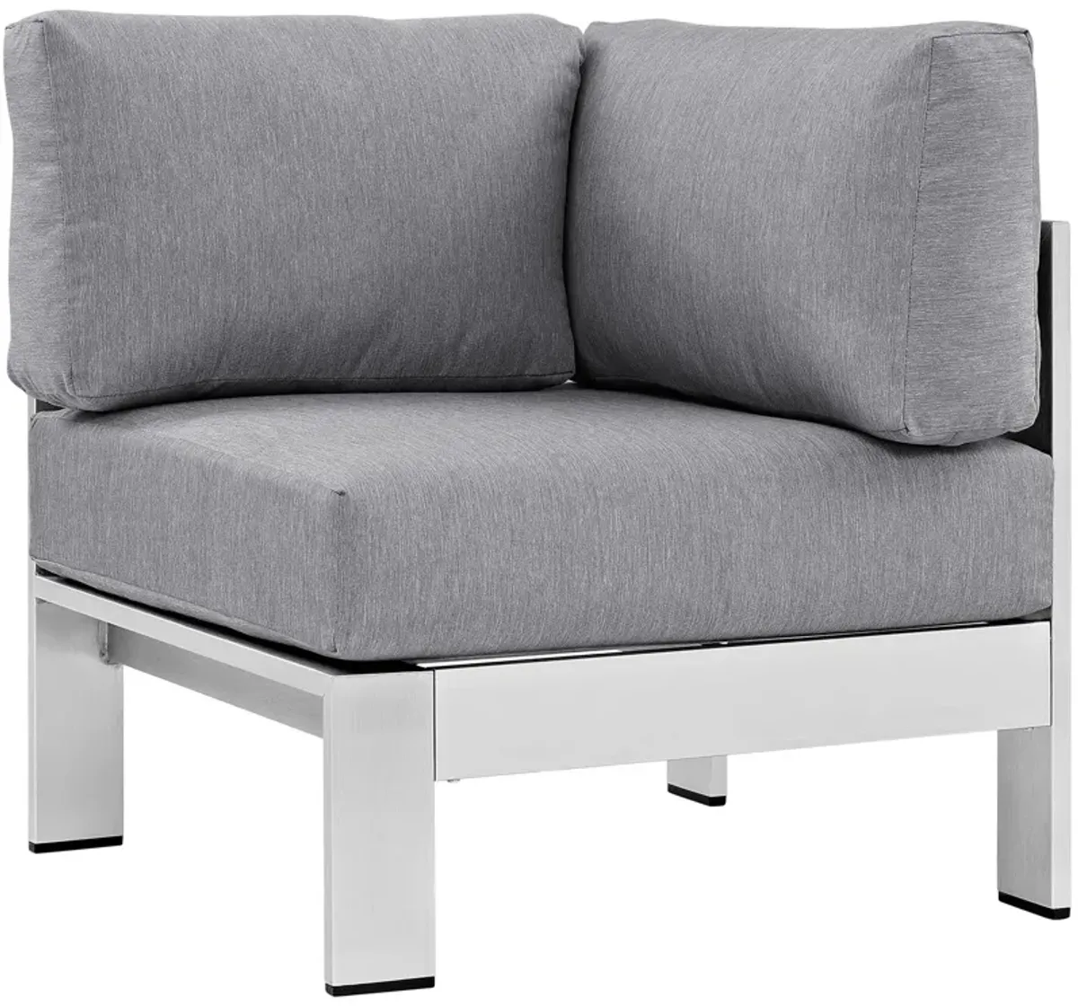 Shore Outdoor Patio Aluminum Corner Sofa