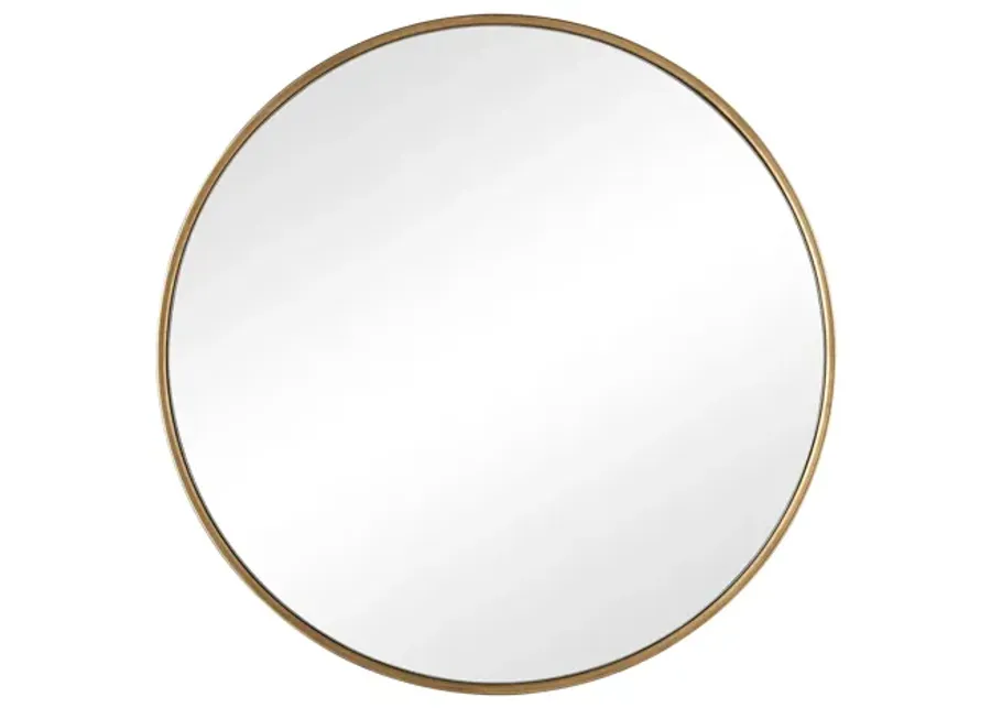 Delk Mirror - Small Brass