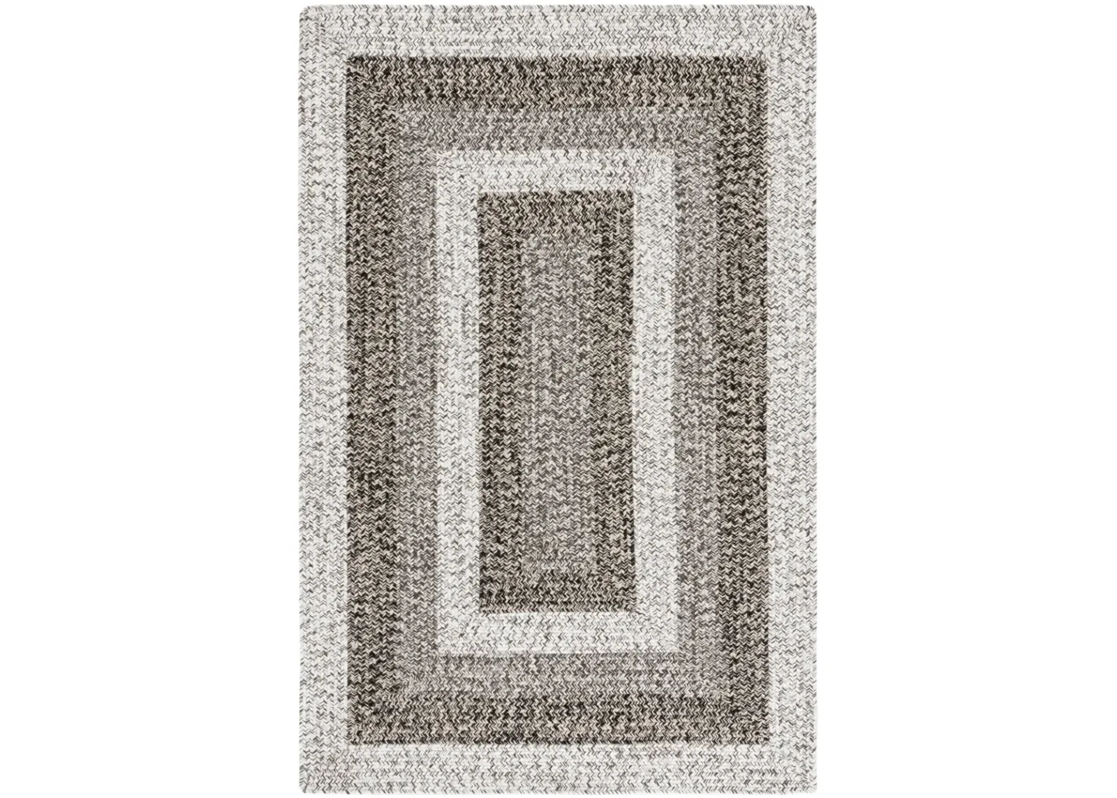 BRAIDED 318 IVORY  5' x 8' Medium Rectangle Rug