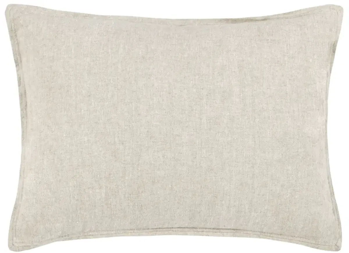 Talia Cotton Linen Blend Natural Standard Sham