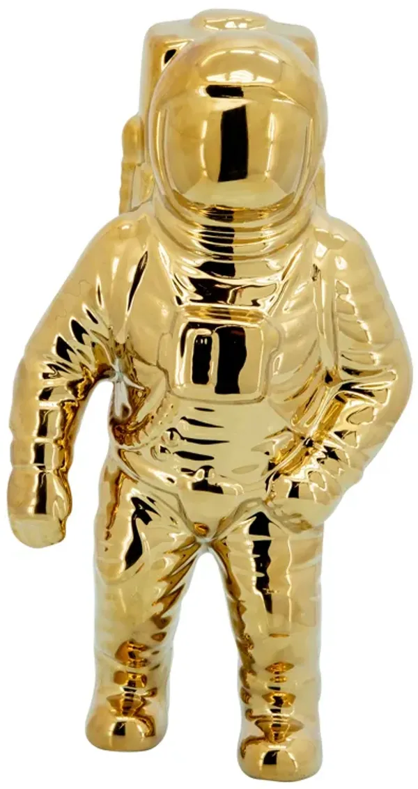 11" Astronaut Statuette, Gold