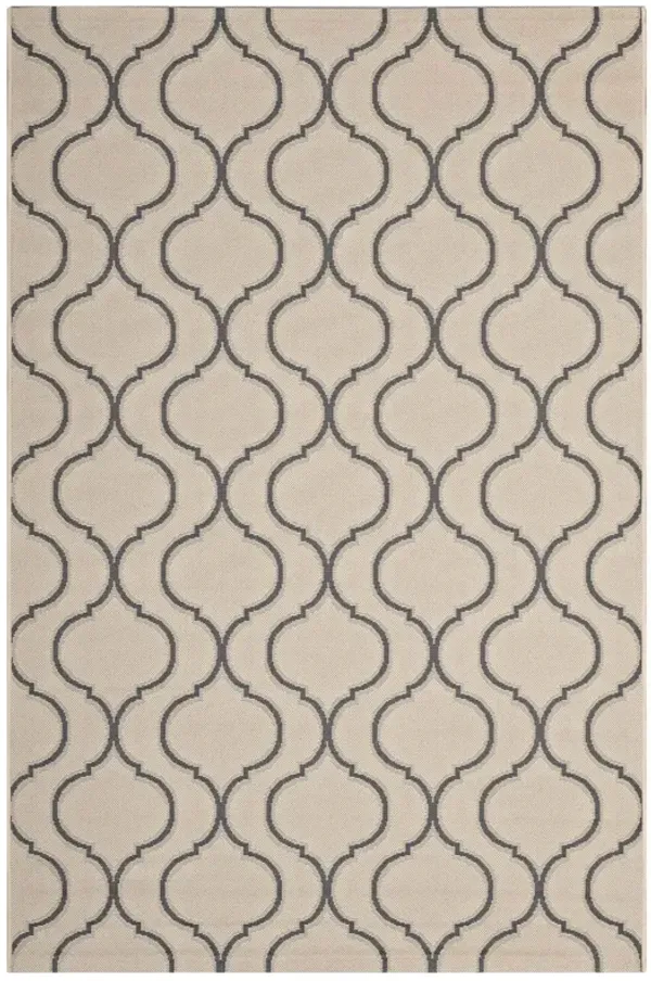 Linza Wave Abstract Trellis 5x8 Indoor and Outdoor Area Rug