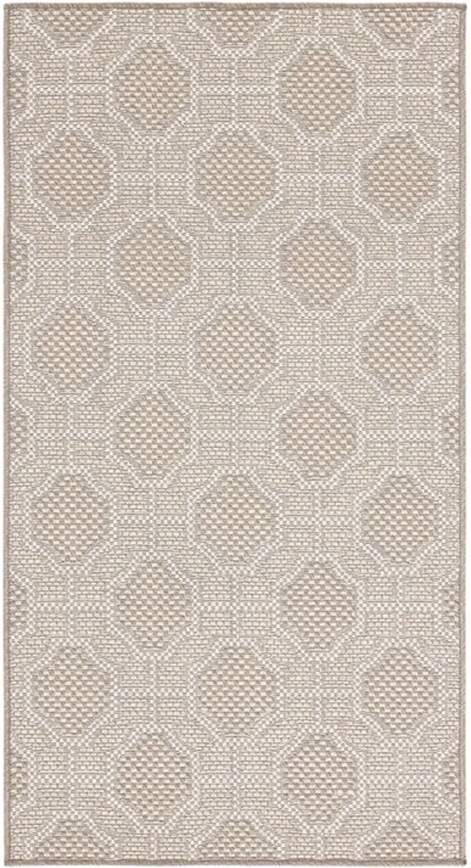 LAKESIDE 247 Grey 9' X 12' Large Rectangle Rug