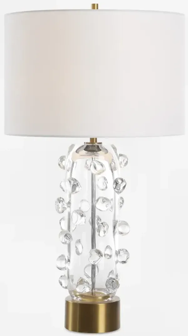 Aura Clear Glass Table Lamp