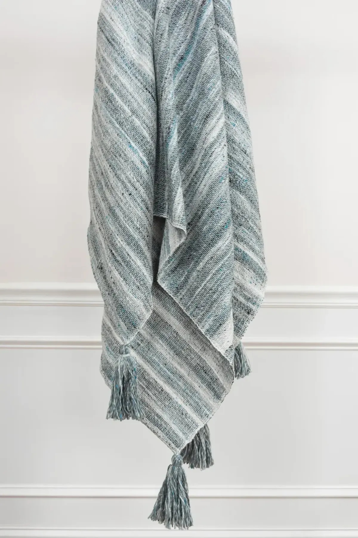 Abstract Blue Throw