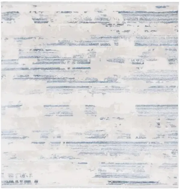 WHISPER 542 Blue  6'-7' X 6'-7' Square Square Rug