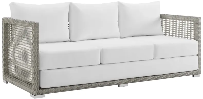 Aura Outdoor Patio Wicker Rattan Sofa