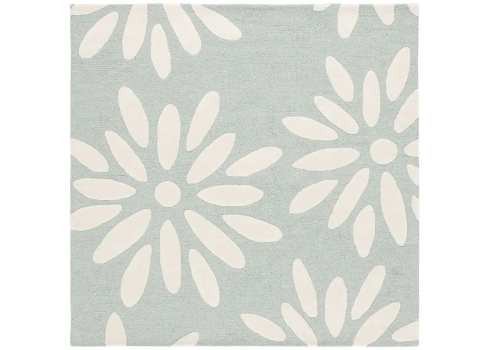 SAFAVIEH KIDS 914 DAISY TEAL  6' x 6' Square Square Rug