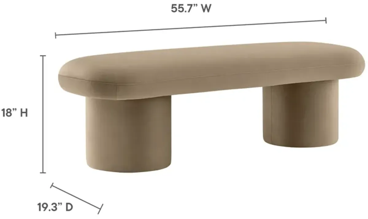 Orla Performance Velvet Bench by Modway