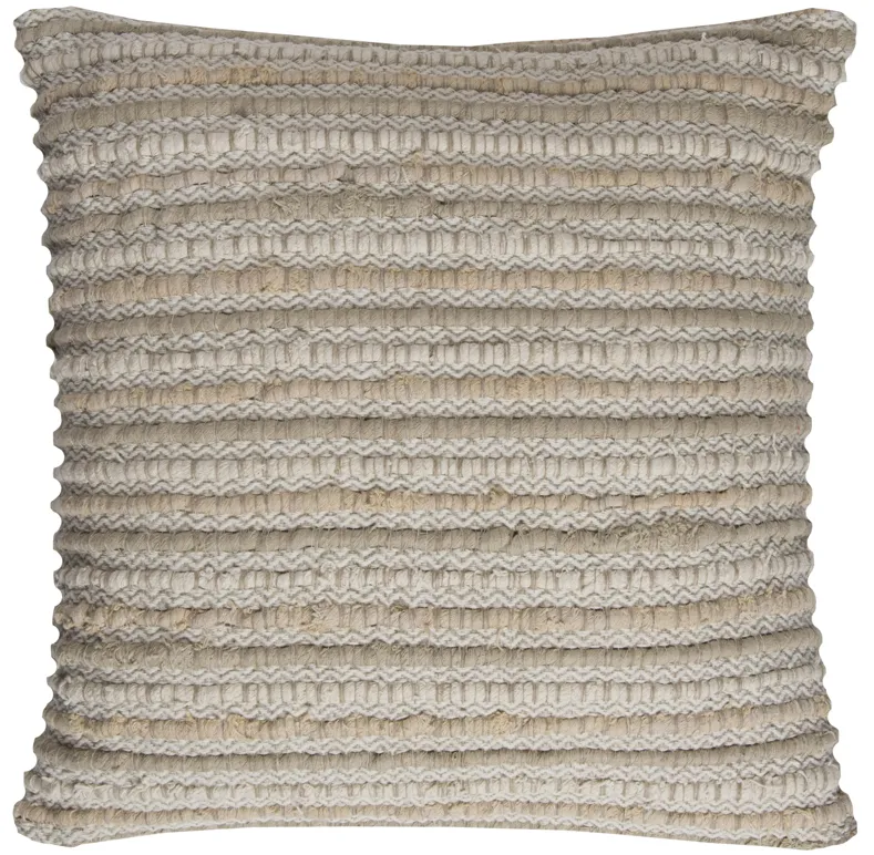 Stripe Neutral Pillow