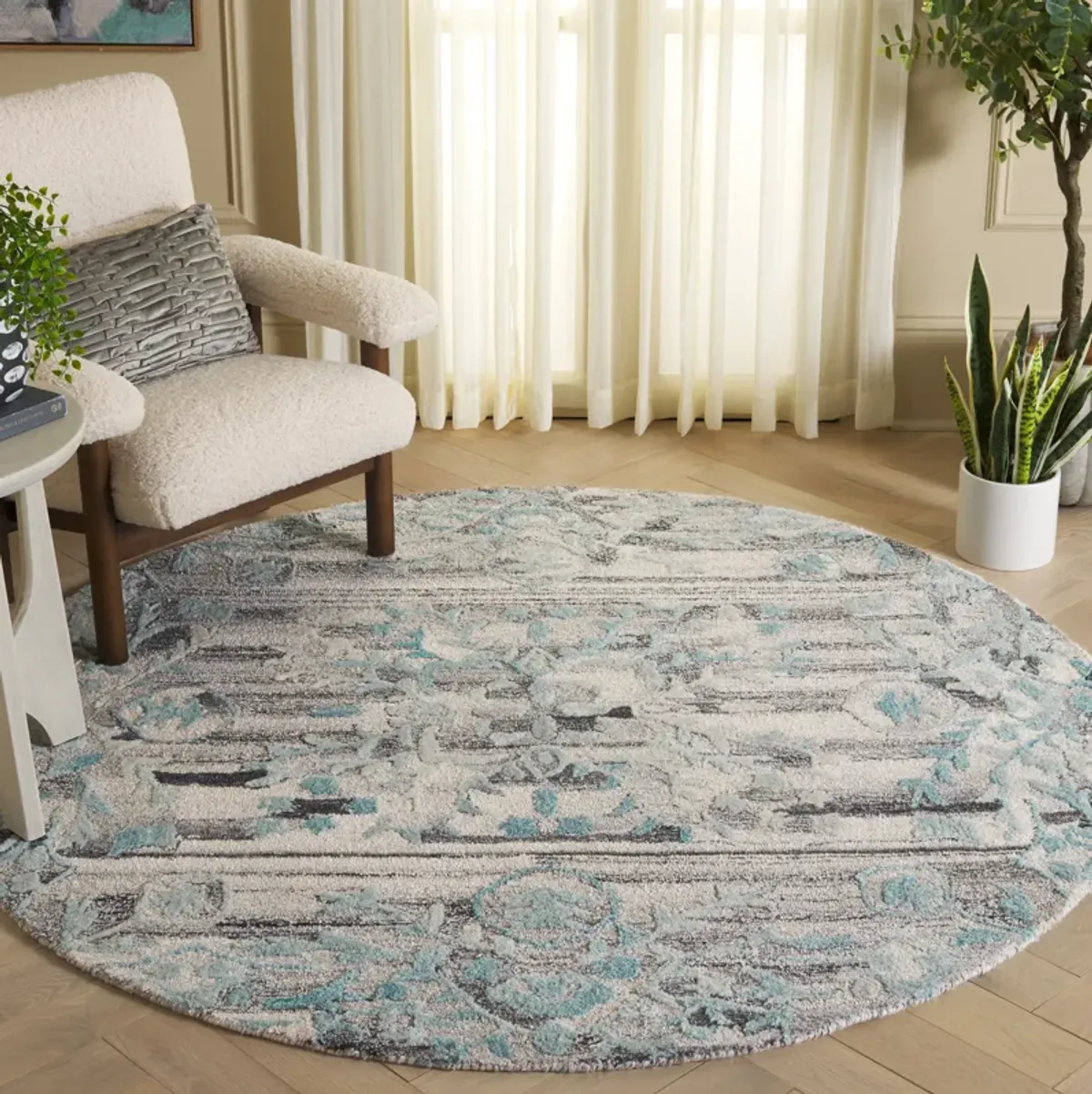 MARQUEE Hand Tufted 6' x 6' Round area rug