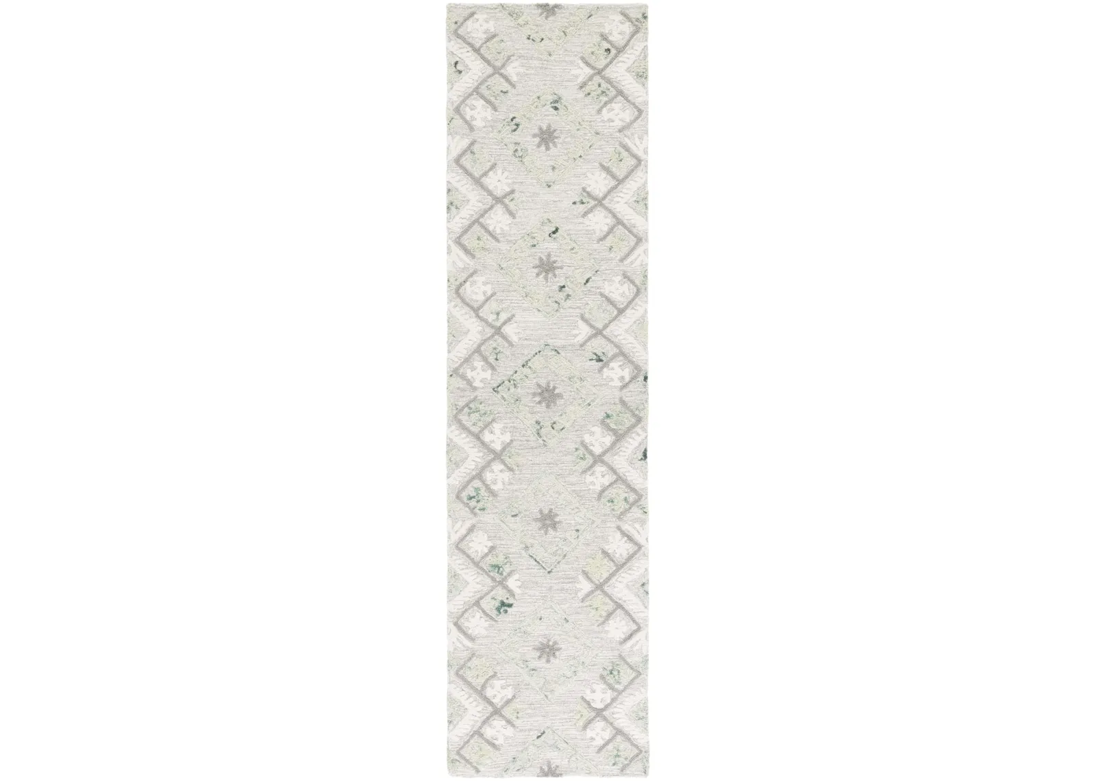 EBONY 653 IVORY  2'-3' x 9' Runner Rug