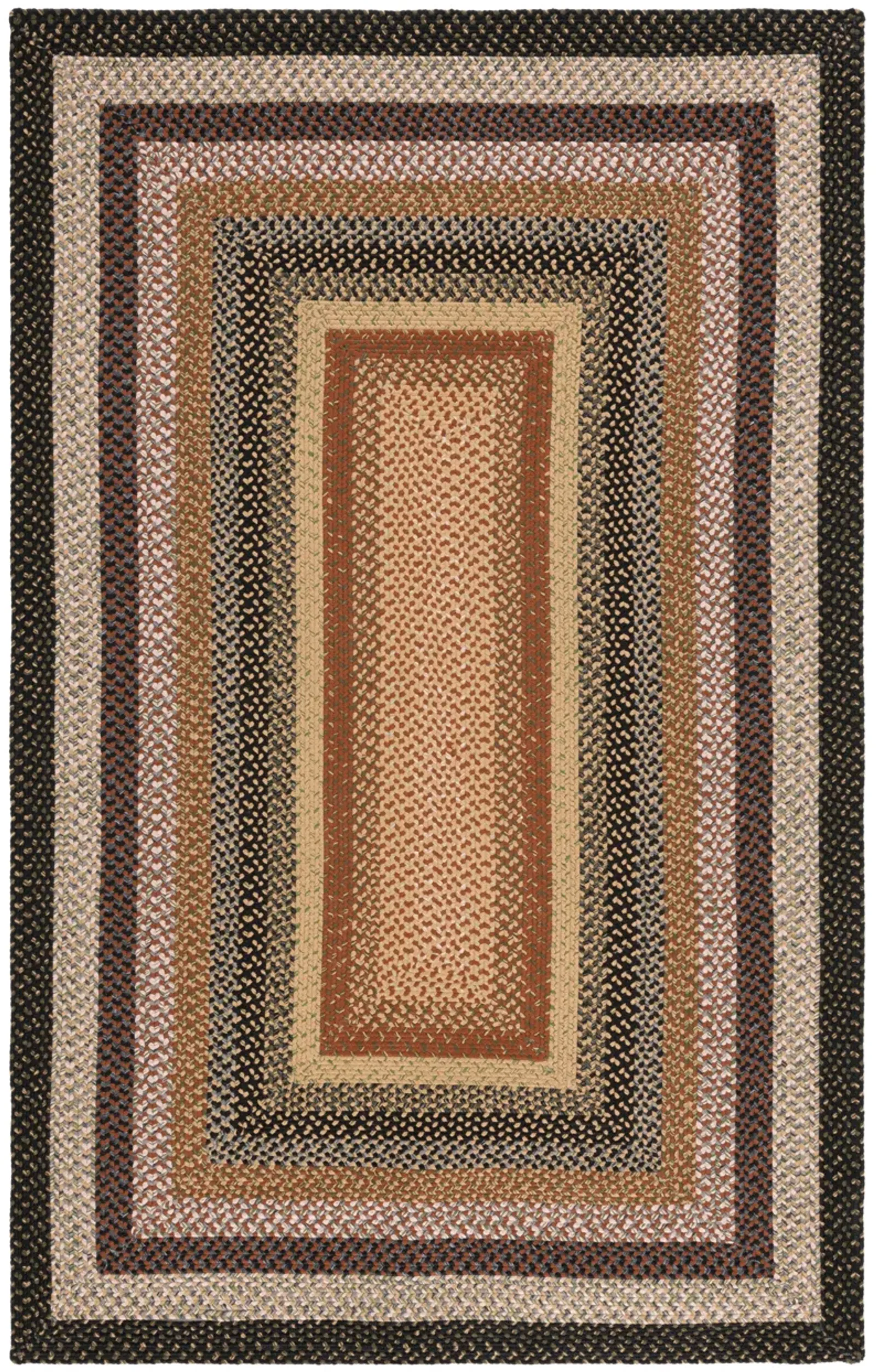 BRAIDED Hand Woven 11' x 15' area rug