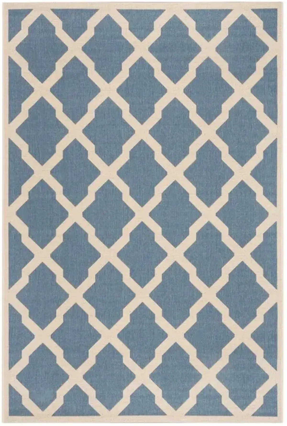 BEACH HOUSE Collection BHS122M-8 Blue / Creme 8' X 10'