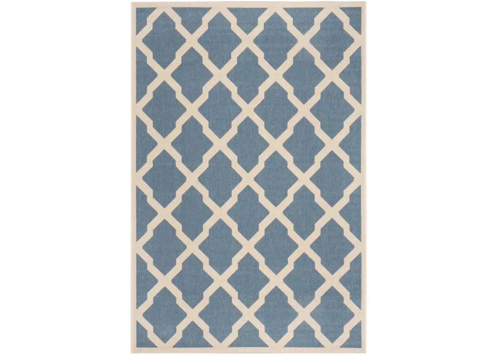 BEACH HOUSE Collection BHS122M-8 Blue / Creme 8' X 10'