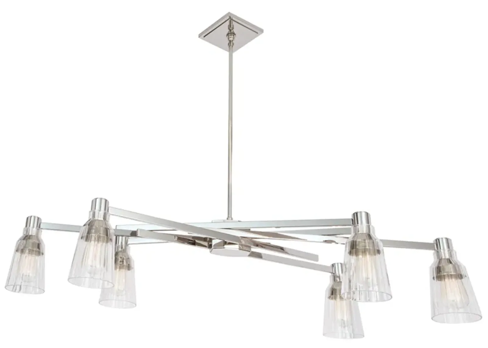 Carnival Chandelier - Polished Nickel