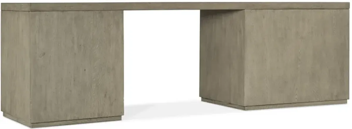 Linville Falls 96" Desk with One File and Open Desk Cabinet