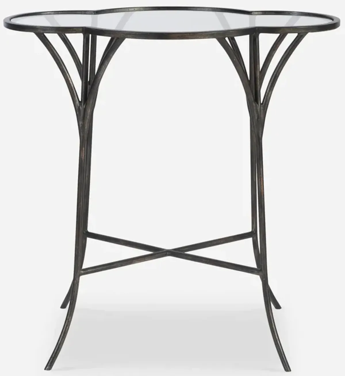 Adhira Glass Accent Table