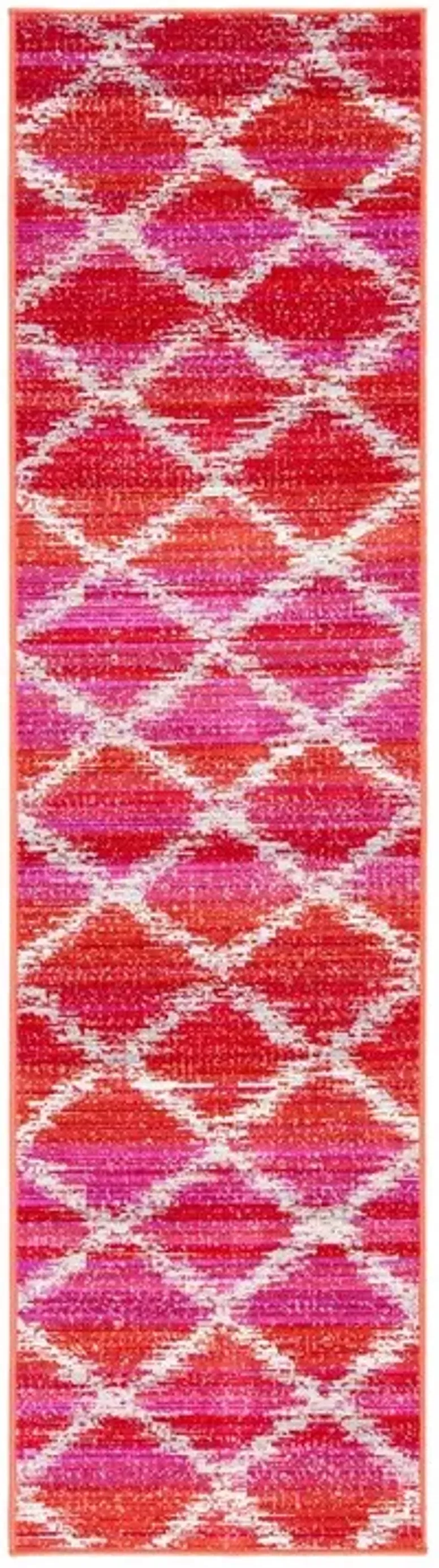 MONTAGE Collection MTG261R-28 Fuchsia / Ivory 2'-3" X 8'