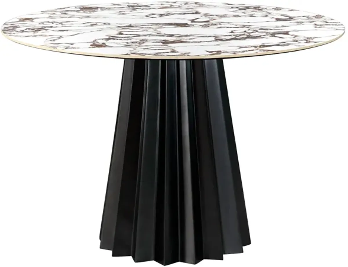 Jimena Marble 47" Round Dining Table