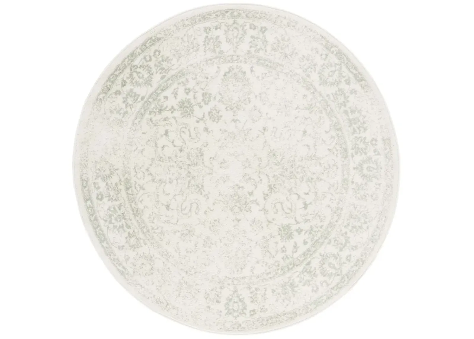 ADIRONDACK 109 IVORY  6'-7' X 6'-7' Round Round Rug