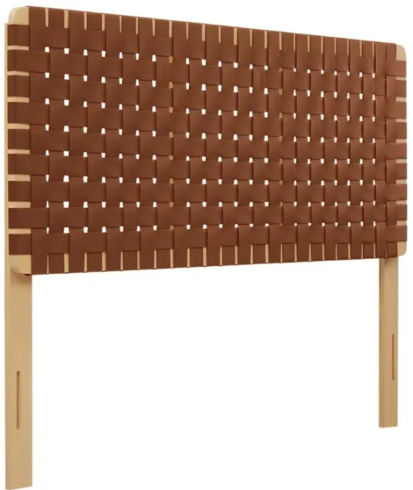 Sparta Weave Vegan Leather Full Headboard by Modway