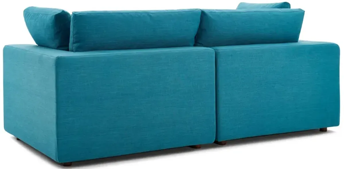 Commix Down Filled Overstuffed 2 Piece Sectional Sofa Set