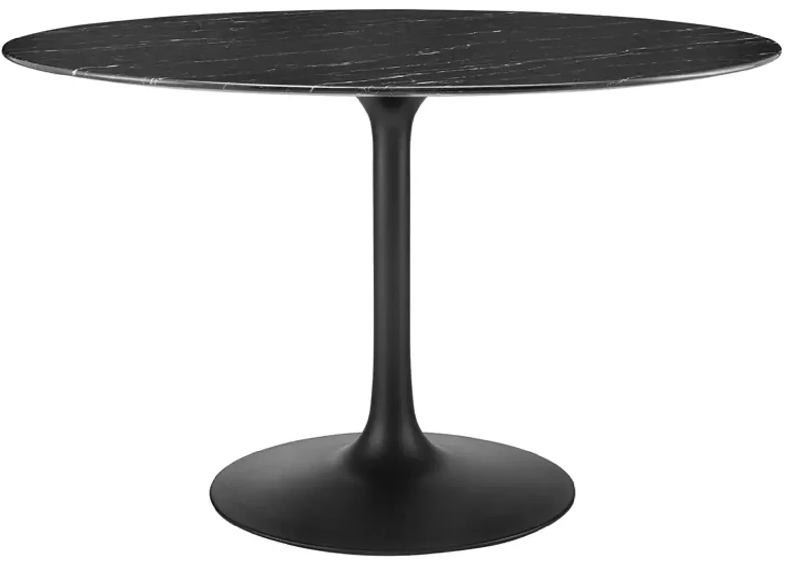 Lippa 48" Round Artificial Marble Dining Table