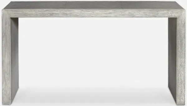 Aerina Aged Gray Console Table
