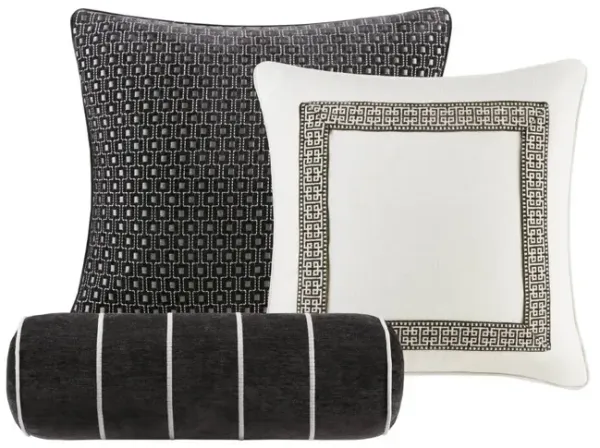 Embroidery Oversized Duvet Style Comforter Set
