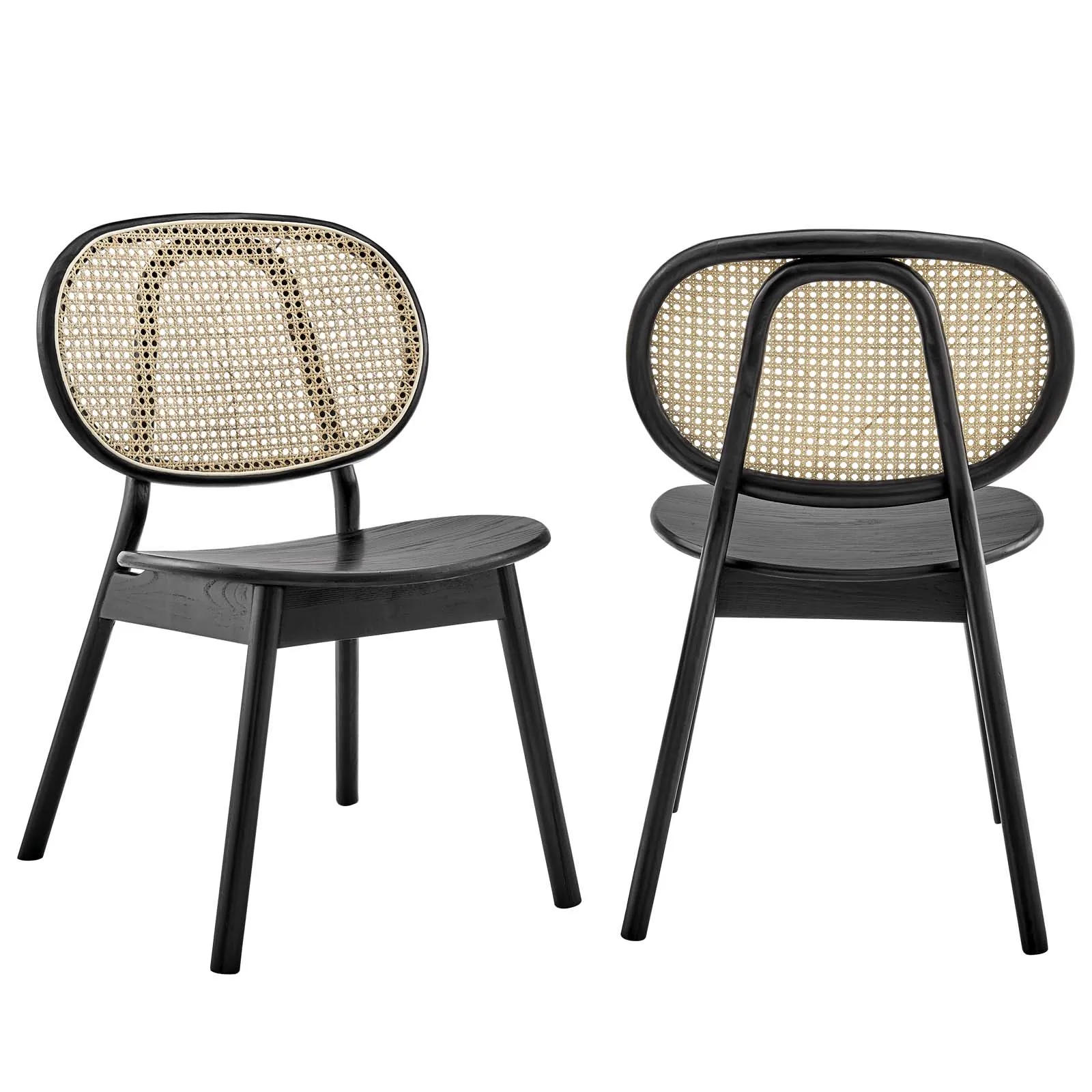 Malina Wood Dining Side Chair Set of 2