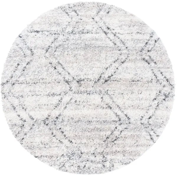 FONTANA SHAG Round Power Loomed 6'-7" X 6'-7" Round Rug