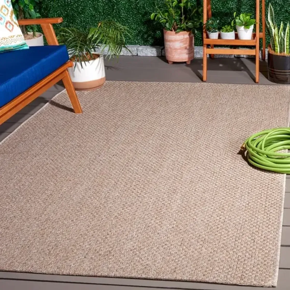 SISAL ALL-WEATHER 640 Brown 8' X 10' Large Rectangle Rug