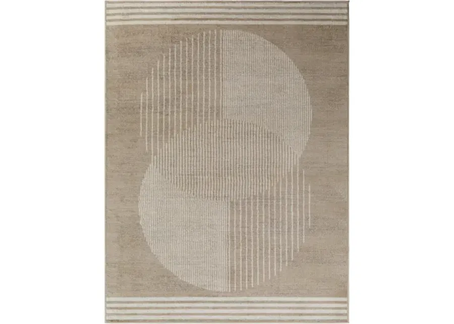 Floransa FSA-2374 6'7" x 9' Machine Woven Rug