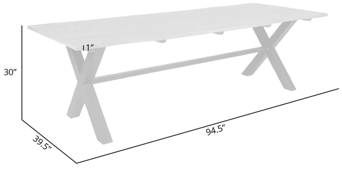 Glendora Outdoor Dining Table 