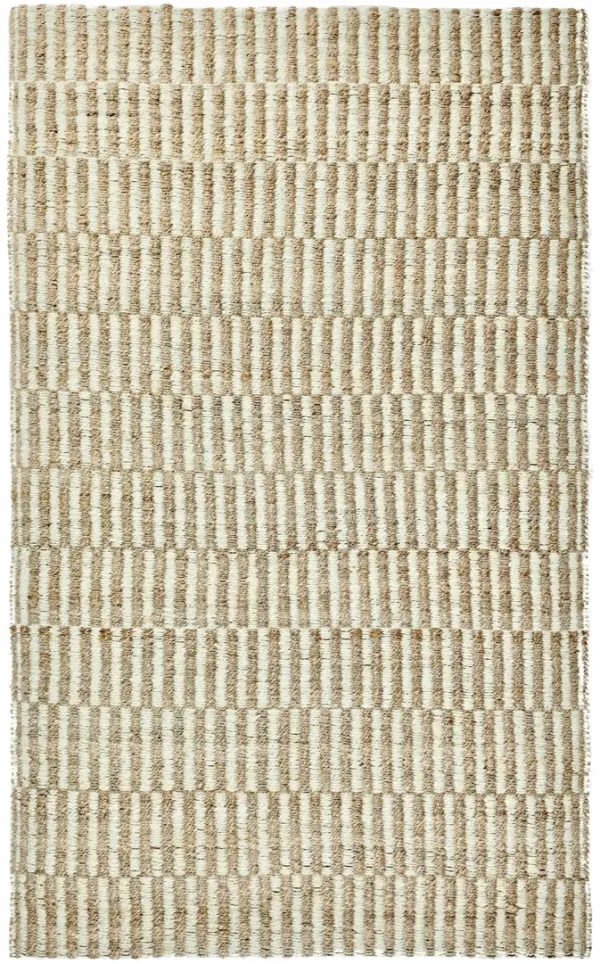 Monterey 5'x8' Jute Handwoven Sustainable Ivory Accent Area Rug