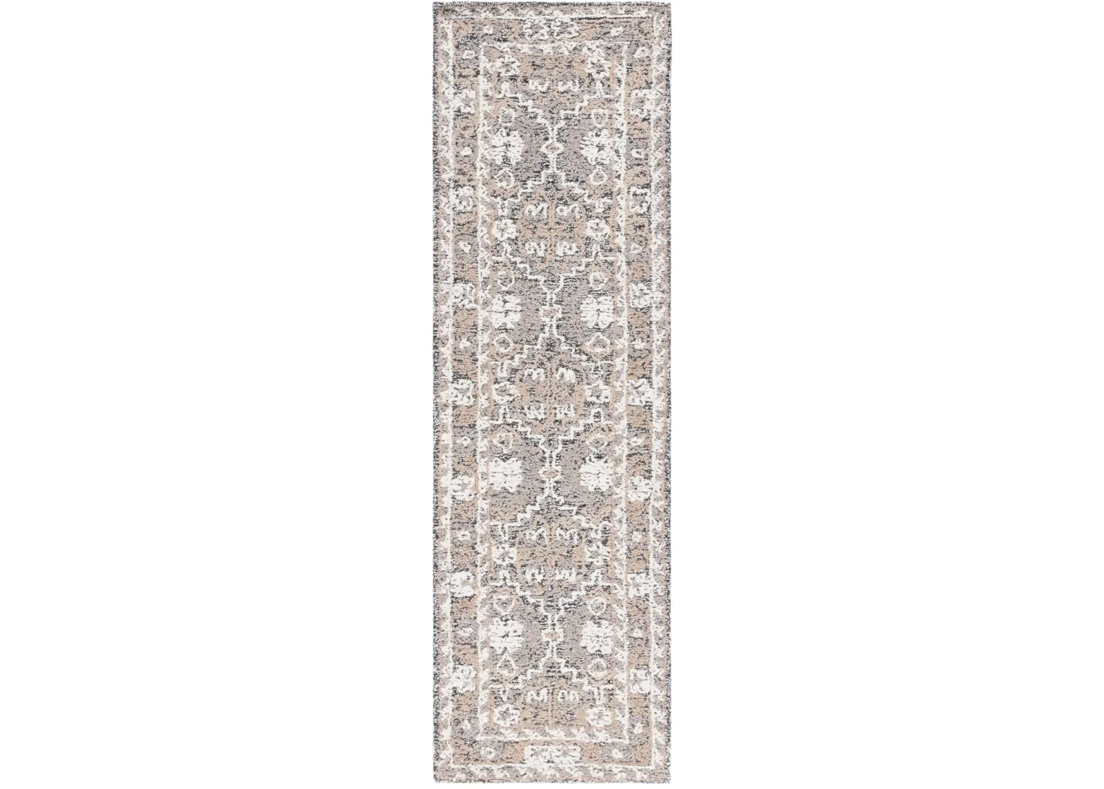 ANTIQUITY 551 BROWN  2'-3' x 8' Runner Rug