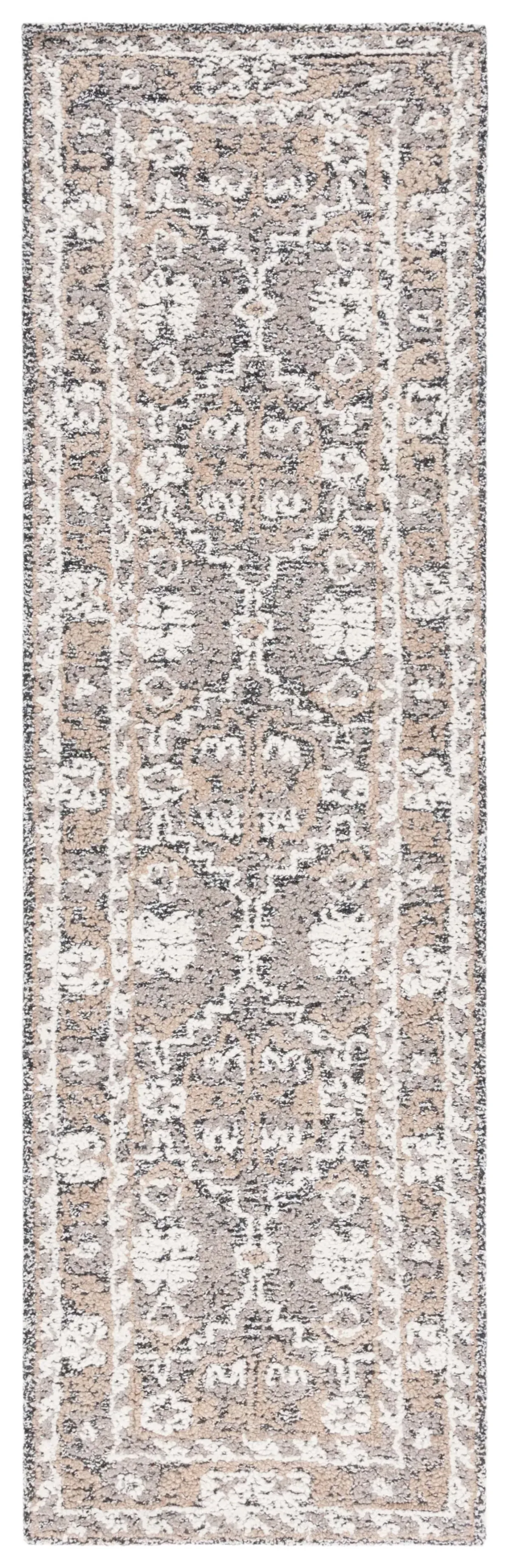 ANTIQUITY 551 BROWN  2'-3' x 8' Runner Rug