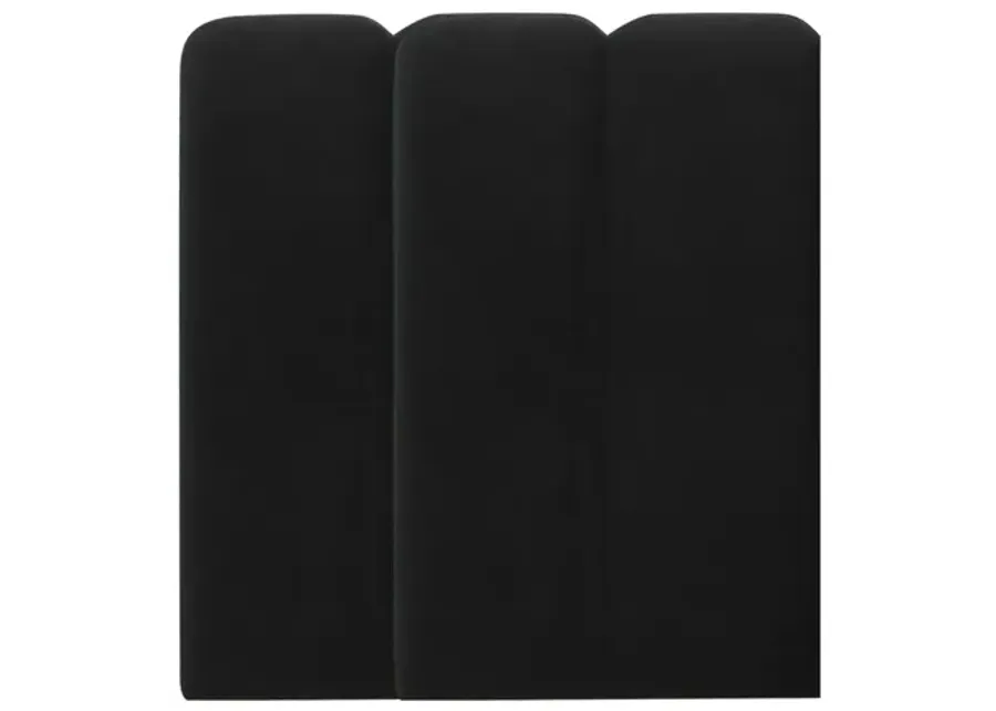 Palani Black Velvet Wings - Queen or King (Set of 2)