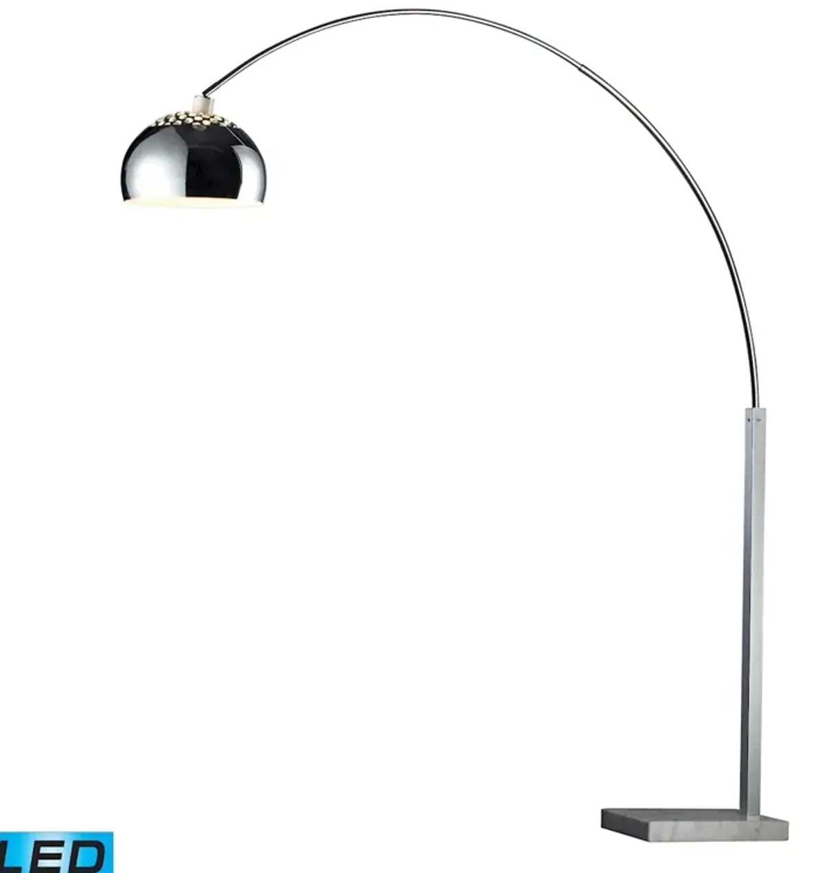 Penbrook 70" High 1-Light Floor Lamp - Polished Nickel