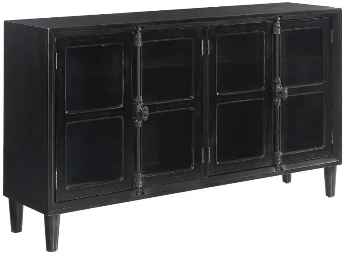 Alberto 4-Door Accent Cabinet