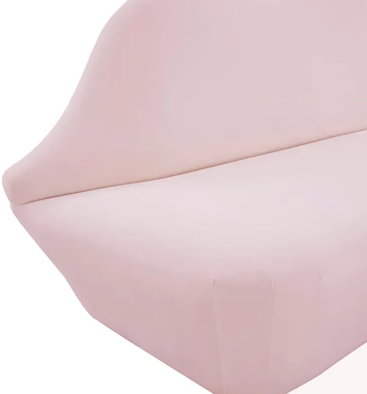 Lips Blush Velvet Settee