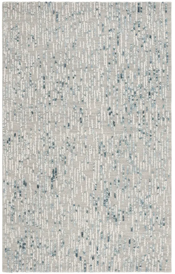 ABSTRACT Hand Tufted 8' x 10' area rug