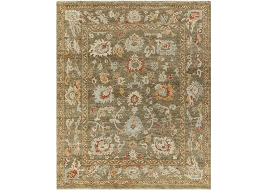 Reign REG-2317 2'6" x 10' Handmade Rug