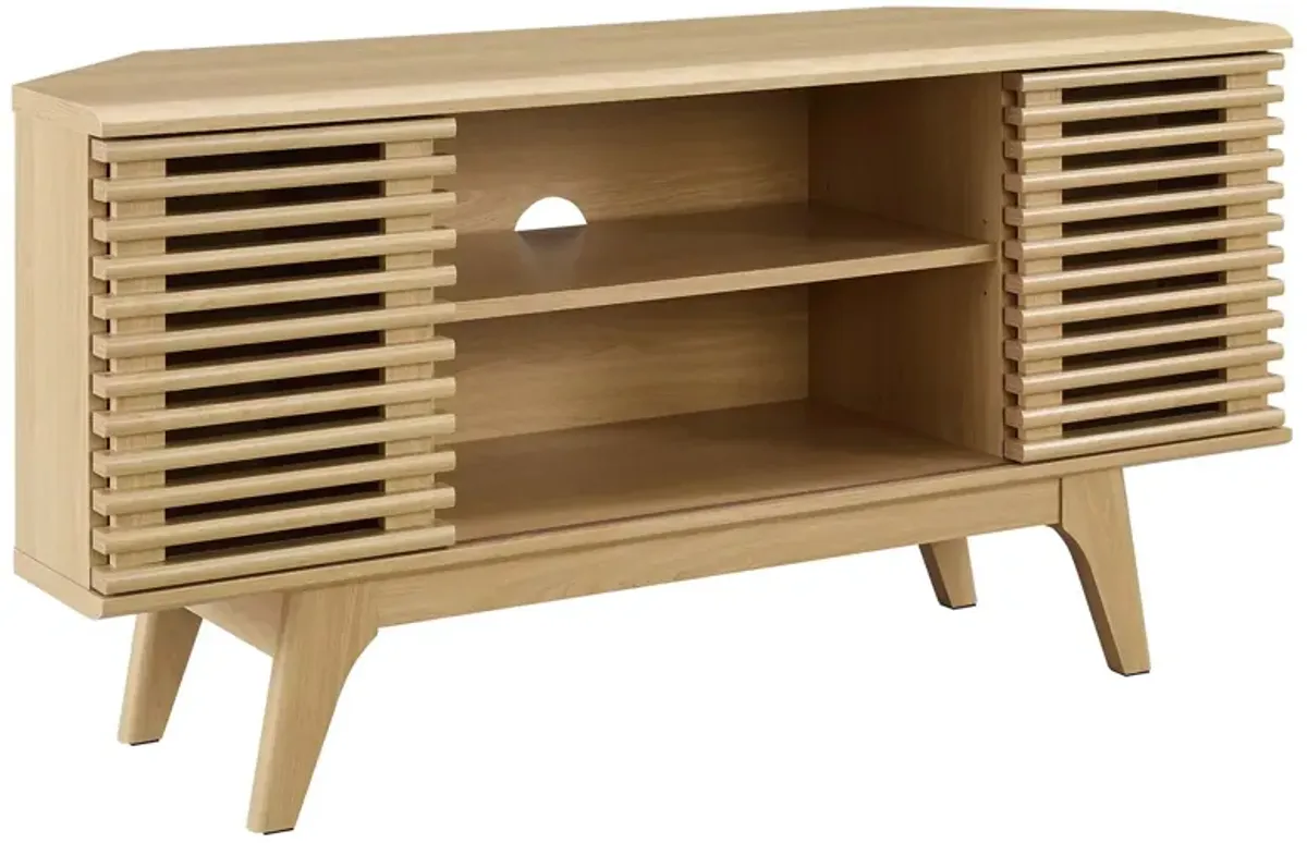 Render 46" Corner TV Stand