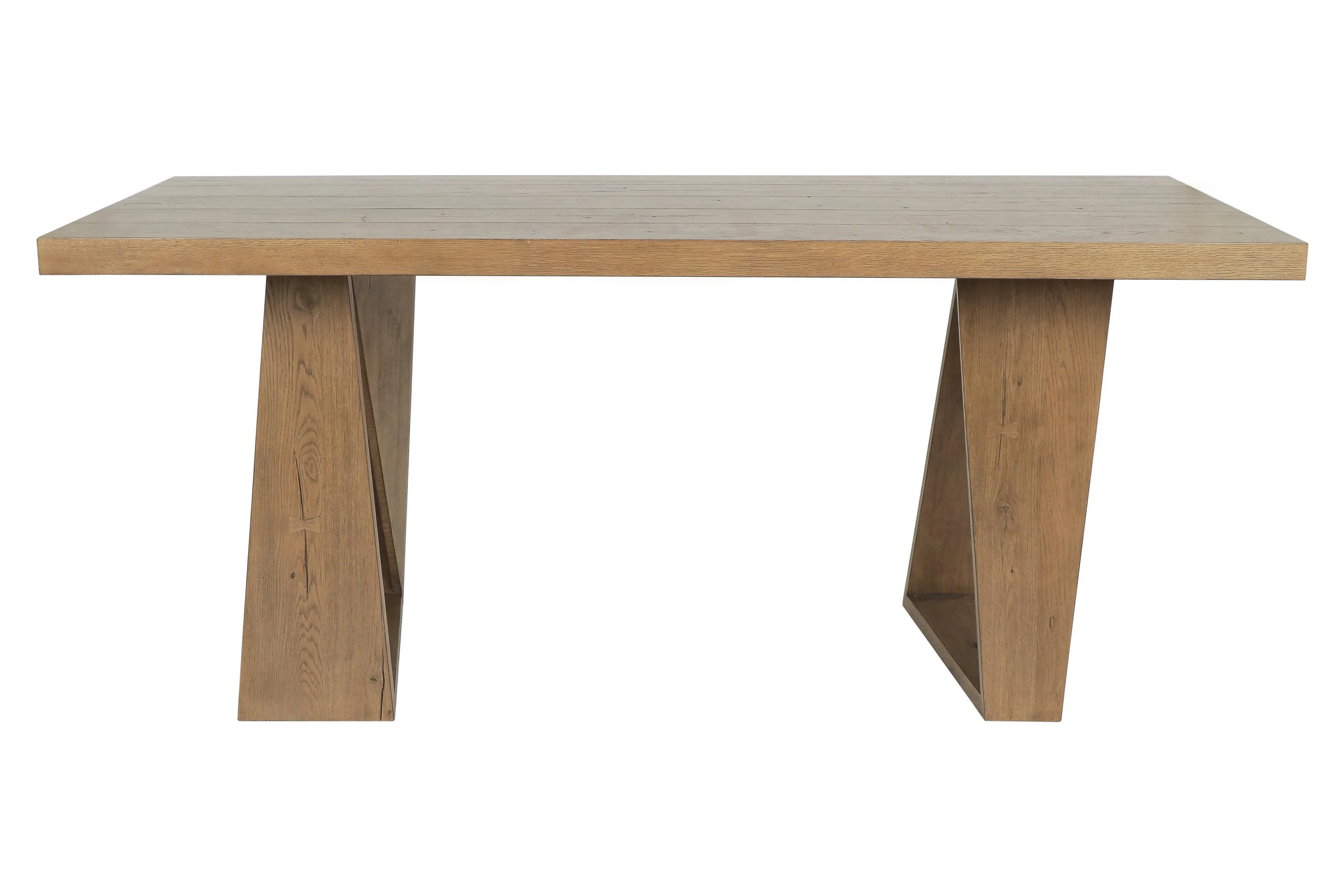 Arleth 82" Reclaimed Oak Transitional Counter Bar Table in Natural