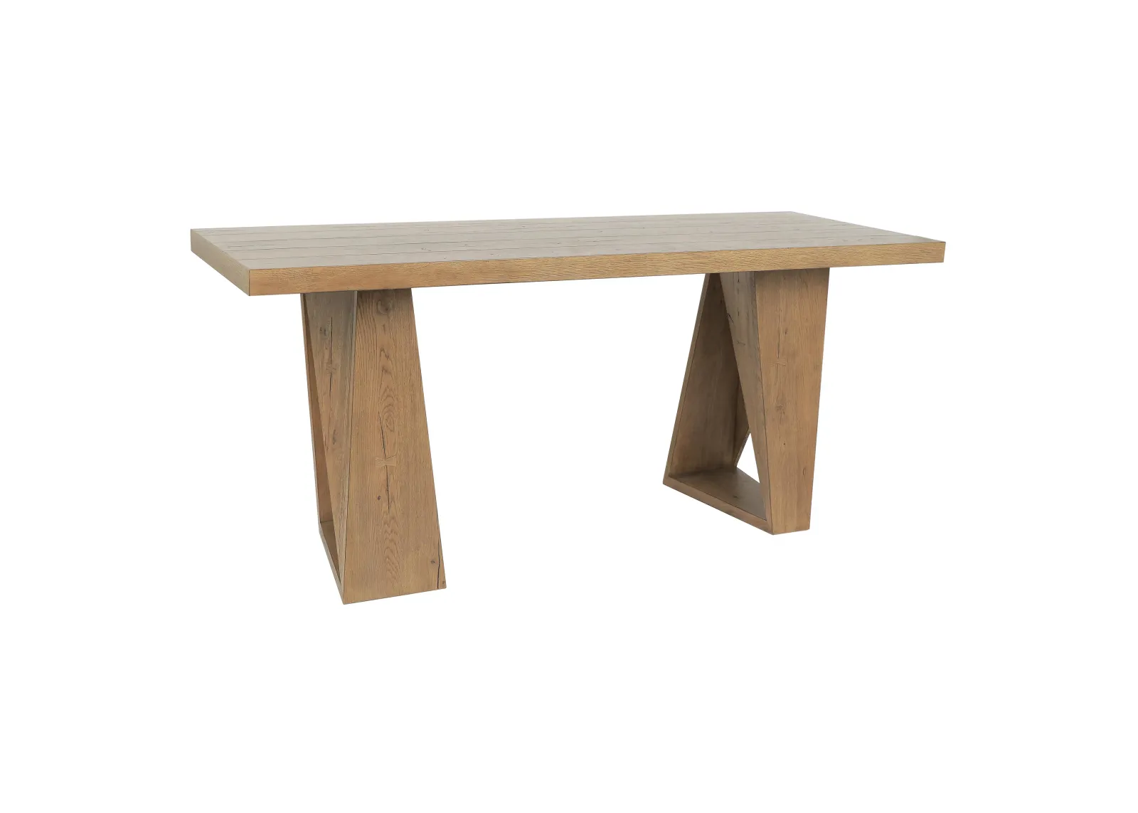 Arleth 82" Reclaimed Oak Transitional Counter Bar Table in Natural