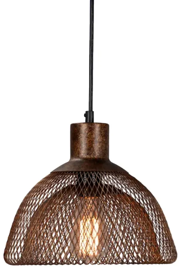 Polaris 10 inch Mesh Pendant by Kosas Home