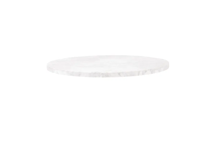 Turino 54" Round Dining Table Carrera Top